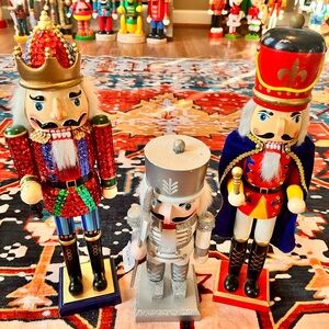 3pc Sequin/Glittery Nutcracker Set
